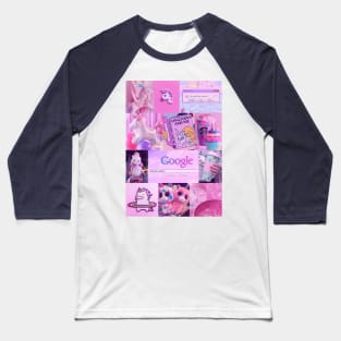 Pastel shades of purple mood board Baseball T-Shirt